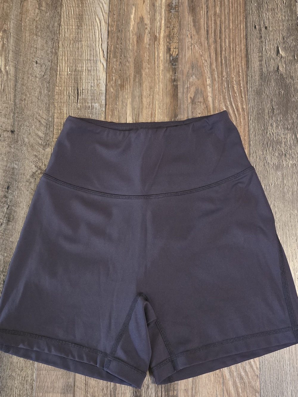 Alphalete High-Waist Deep Brown Active Shorts NWOT